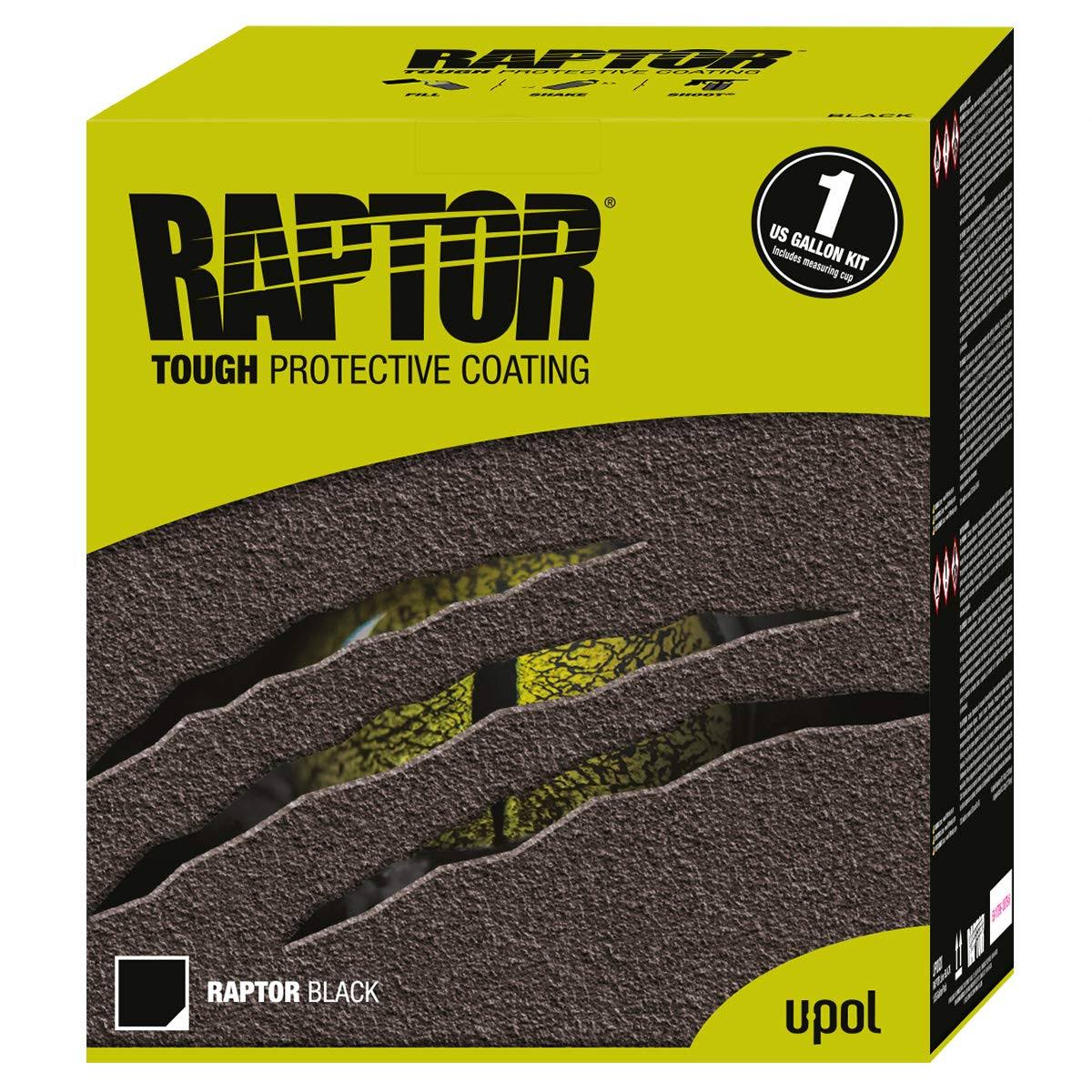 U-POL Products 0820 Raptor Black Truck Bed Liner Kit - 4 Liter