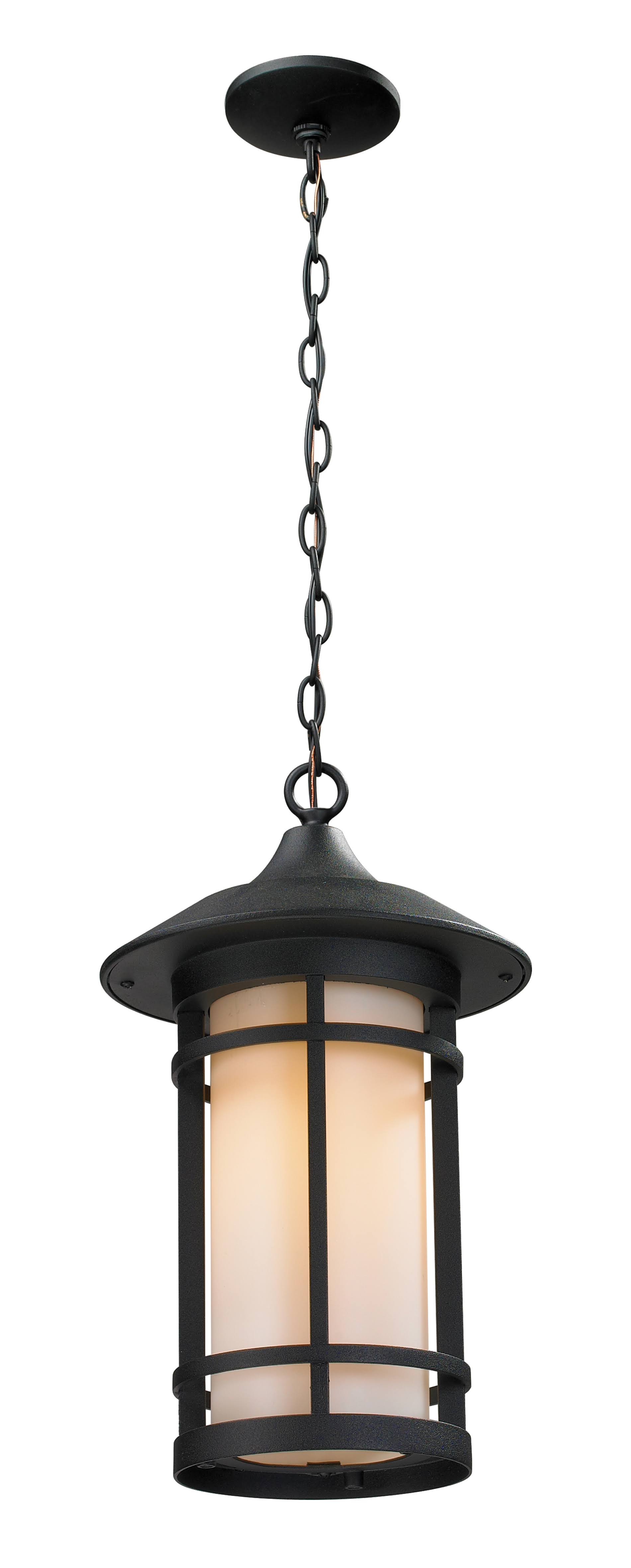 Z-Lite 527CHB-BK Woodland Outdoor Chain Light, Black