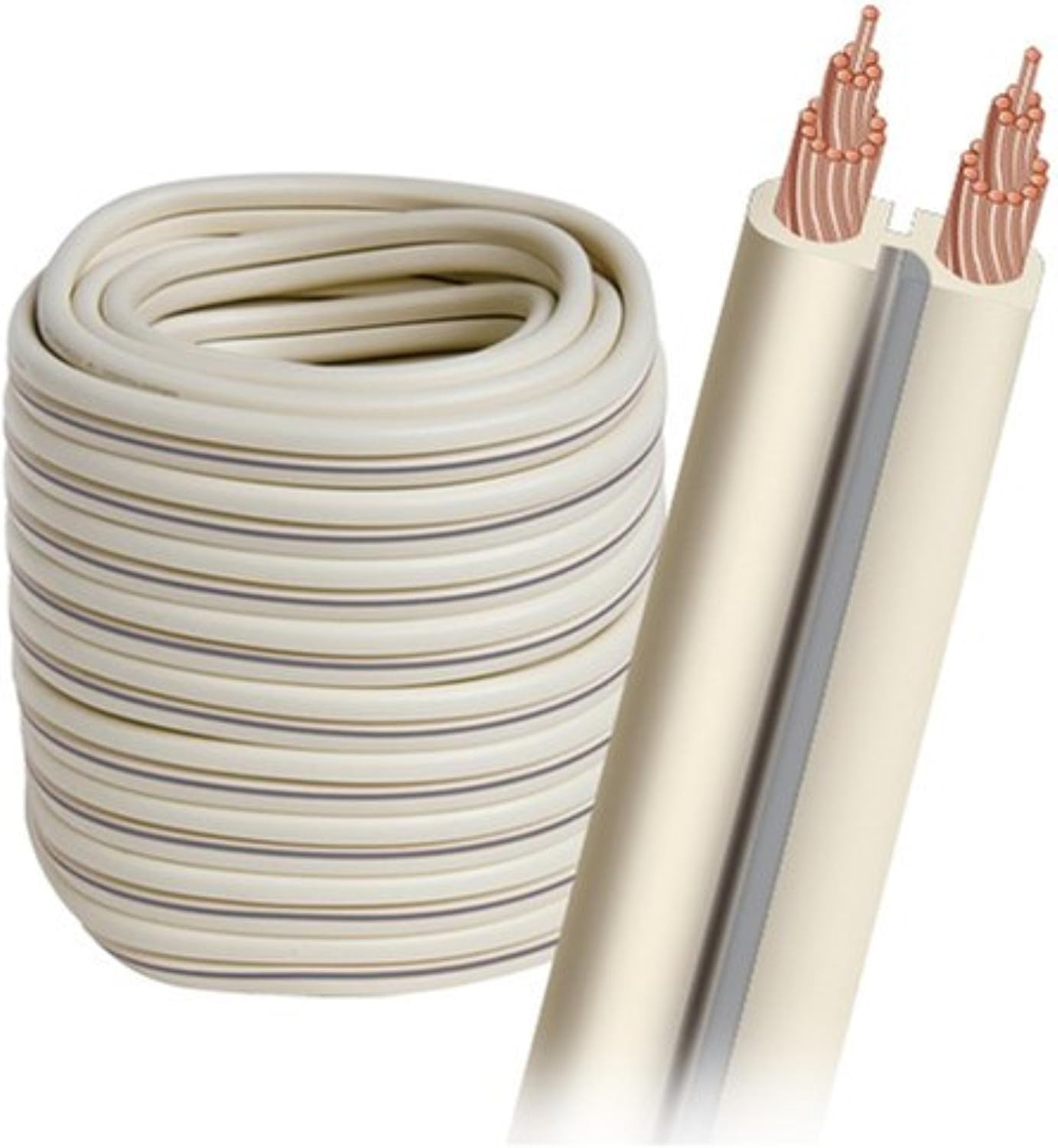 AudioQuest G-2 100ft Bulk Speaker Cable - 16 AWG - White Jacket
