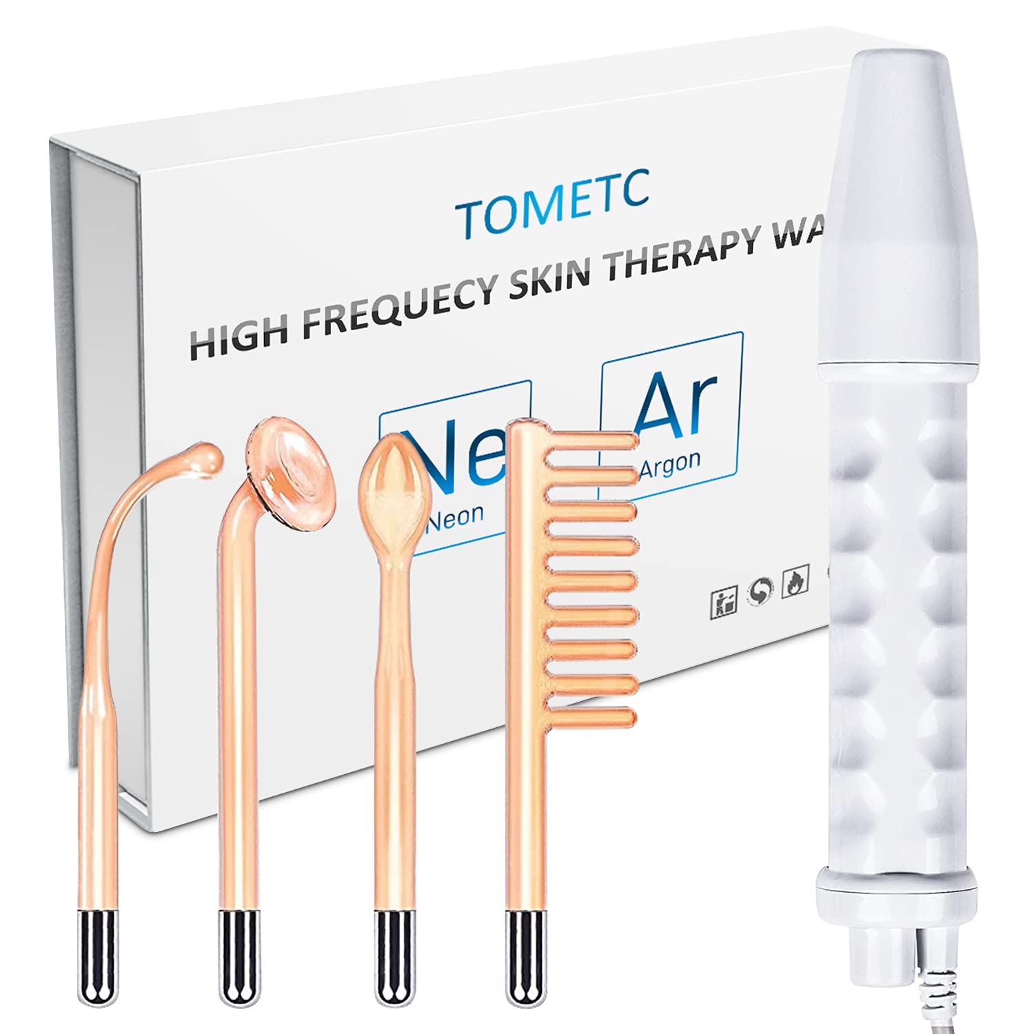 High Frequency Facial Machine - High Frequency Facial Wand, Device for Skin Care