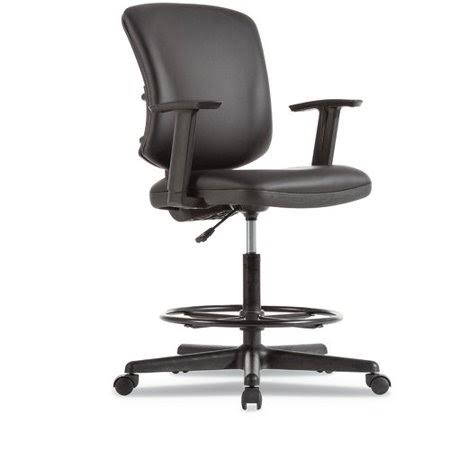 Symple Stuff Yoakum Everyday Drafting Chair, Black