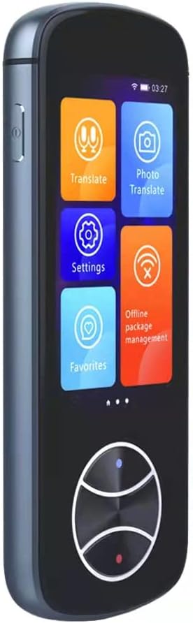 Language Translator Device, 2021 Updated 107 Languages Two Way Portable Instant Voice Translator, Smart Real-Time Offline/WiFi/Hotspot Accuracy Translator with 3.0 HD Touch Screen