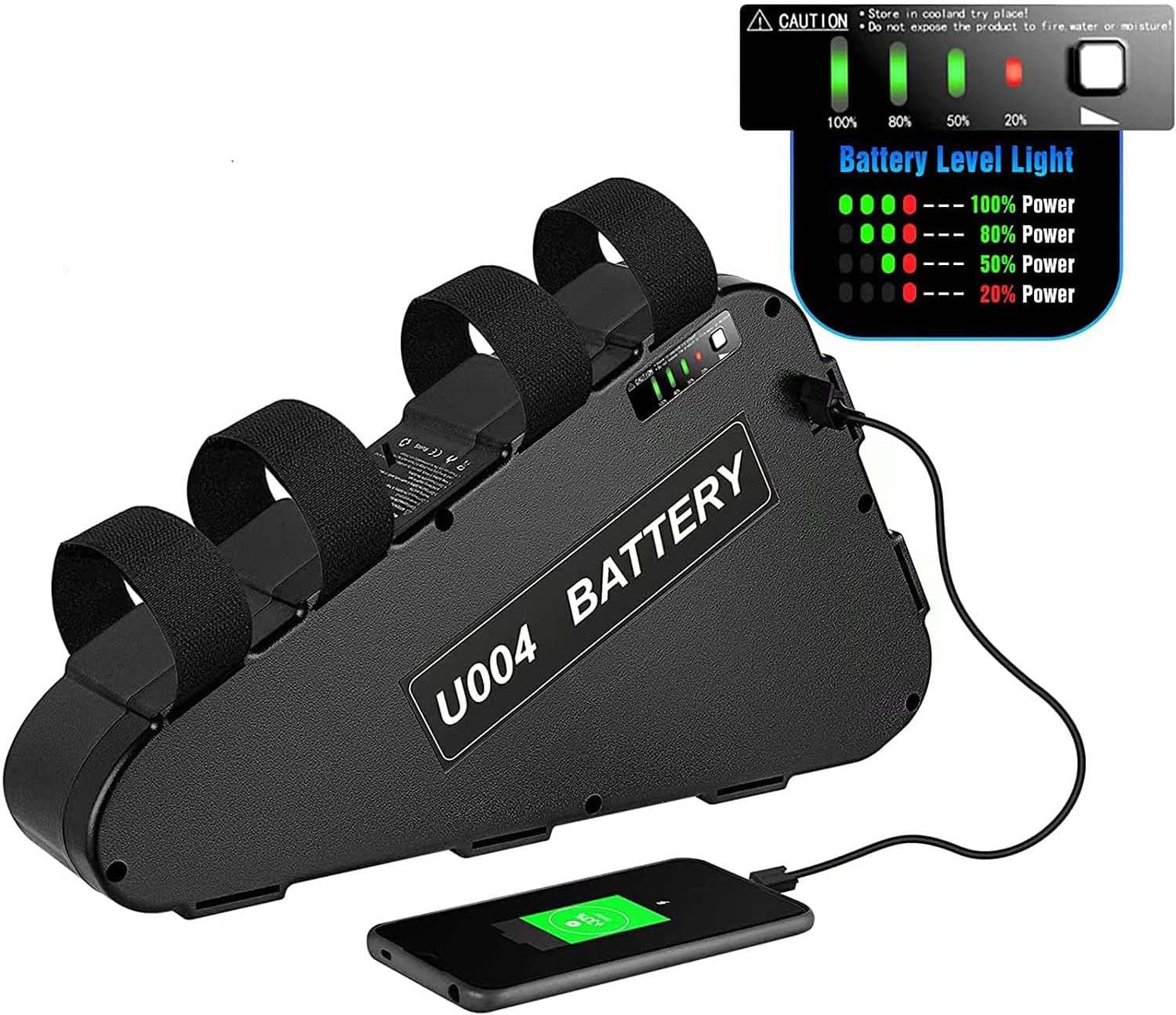 Unit Pack Power Official (2-5 Days Delivery) U004 Battery - 48V/52V 28.8Ah/24Ah/ 20Ah Electric Bike Lithinum Battery for Bafang Voilamart AW Ancheer and Other