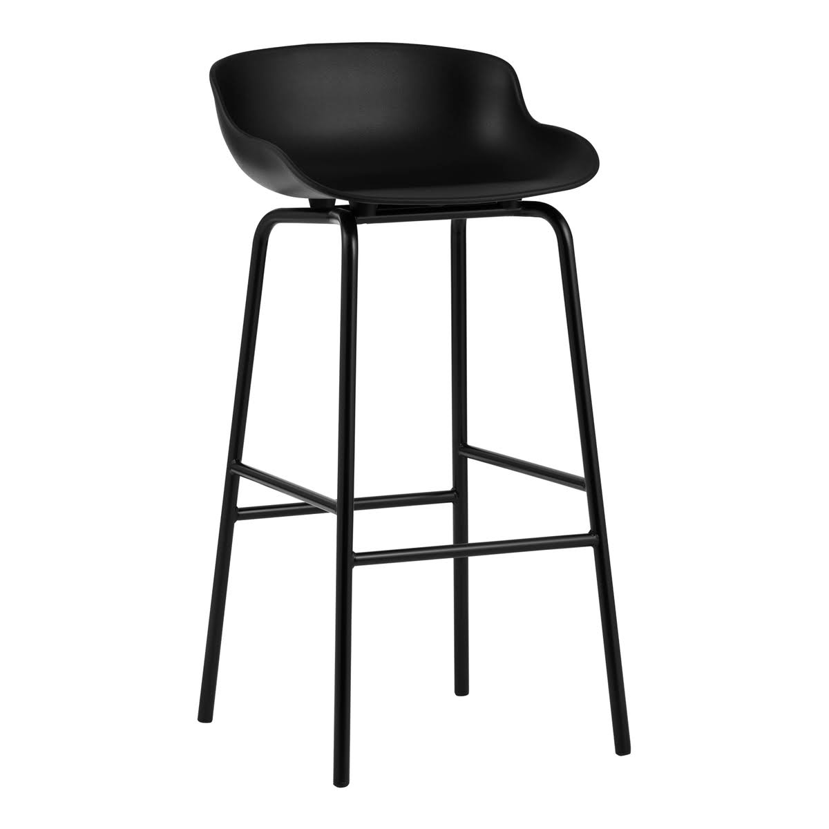 Normann Copenhagen Hyg Bar Stool 75 cm, Black