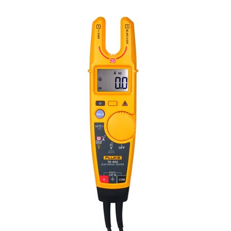 Fluke T6-600 Clamp Meter True-RMS Electrical Tester Digital Multimeter Clamp Multimeter Universal Meter Clamp Ammeter AC/DC Volt