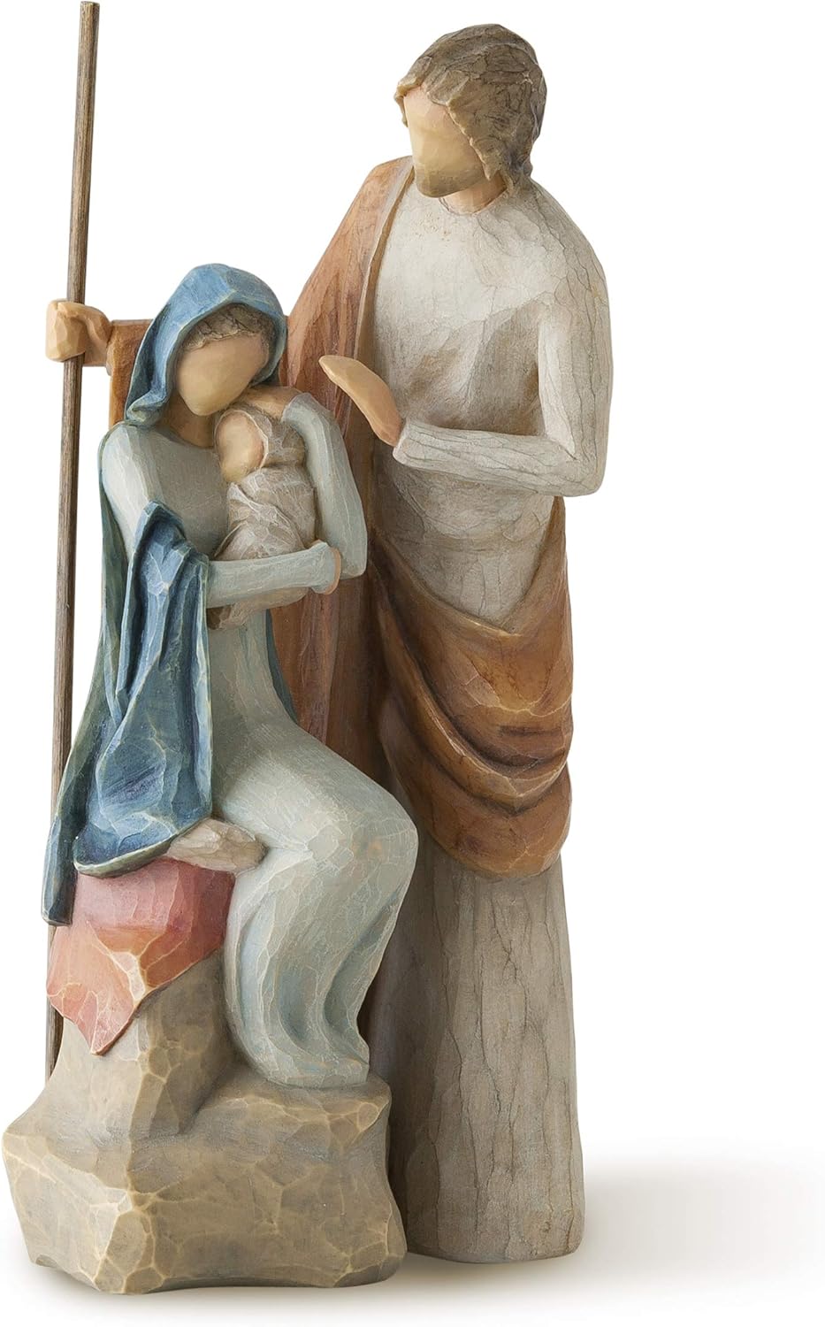 Willow Tree The Holy Family, Sculpted Hand-Painted Nativity Figure Pack of 2