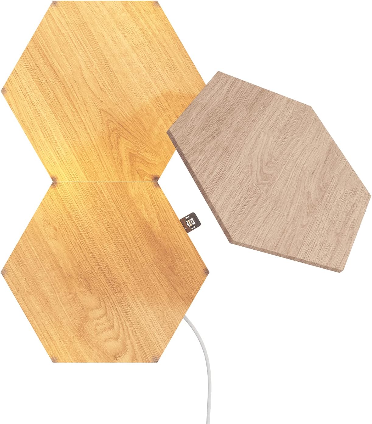 Nanoleaf Elements Wood Look Expansion Pack (3 LED Light Panels) Pack of 2