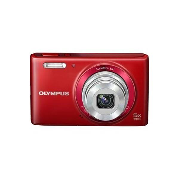Olympus Stylus Vg-180 16 Megapixel Compact Camera - Red