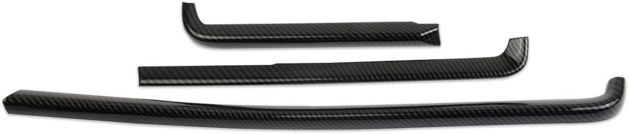 Carbon Fiber Interior Control Dashboard Cover Trims for Chevrolet Corvette C8 2020-2022 Decoration Accessories