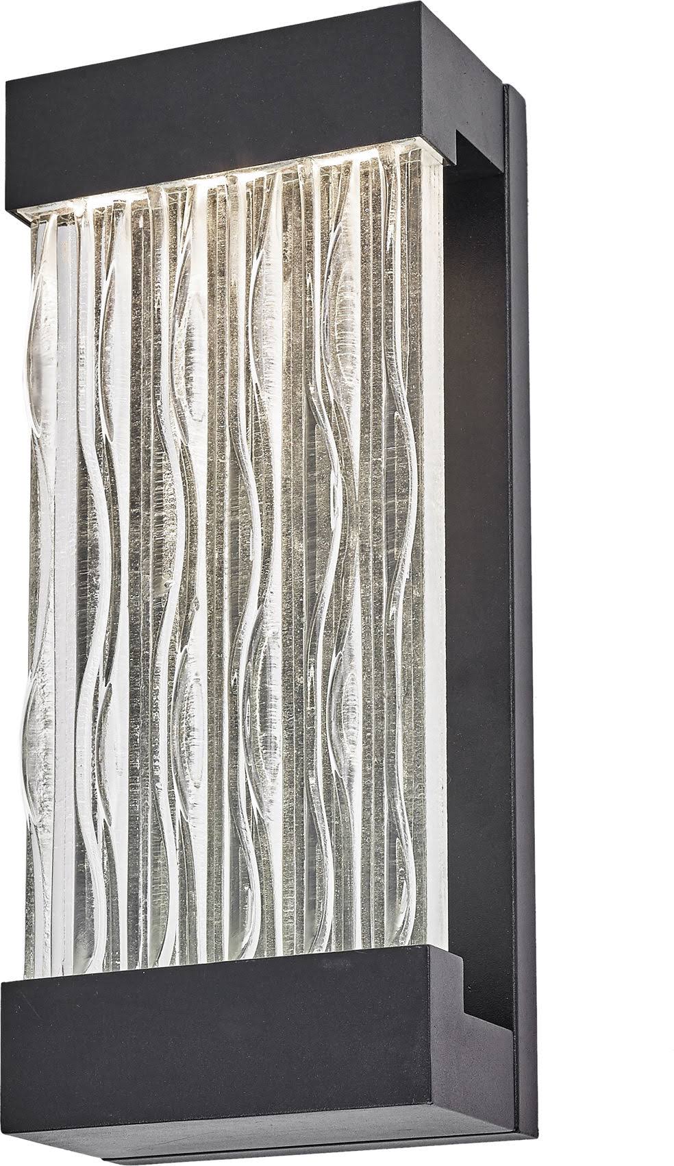Artcraft Watercrest Outdoor Wall Light - Black - AC9162BK