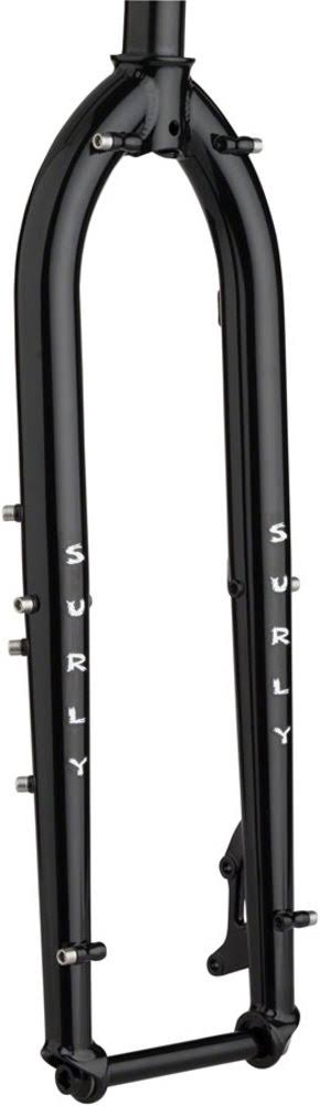 Surly Krampus 29x22 110x15 Thru Axle Fork 1-1/8x22 Straight Steerer Black