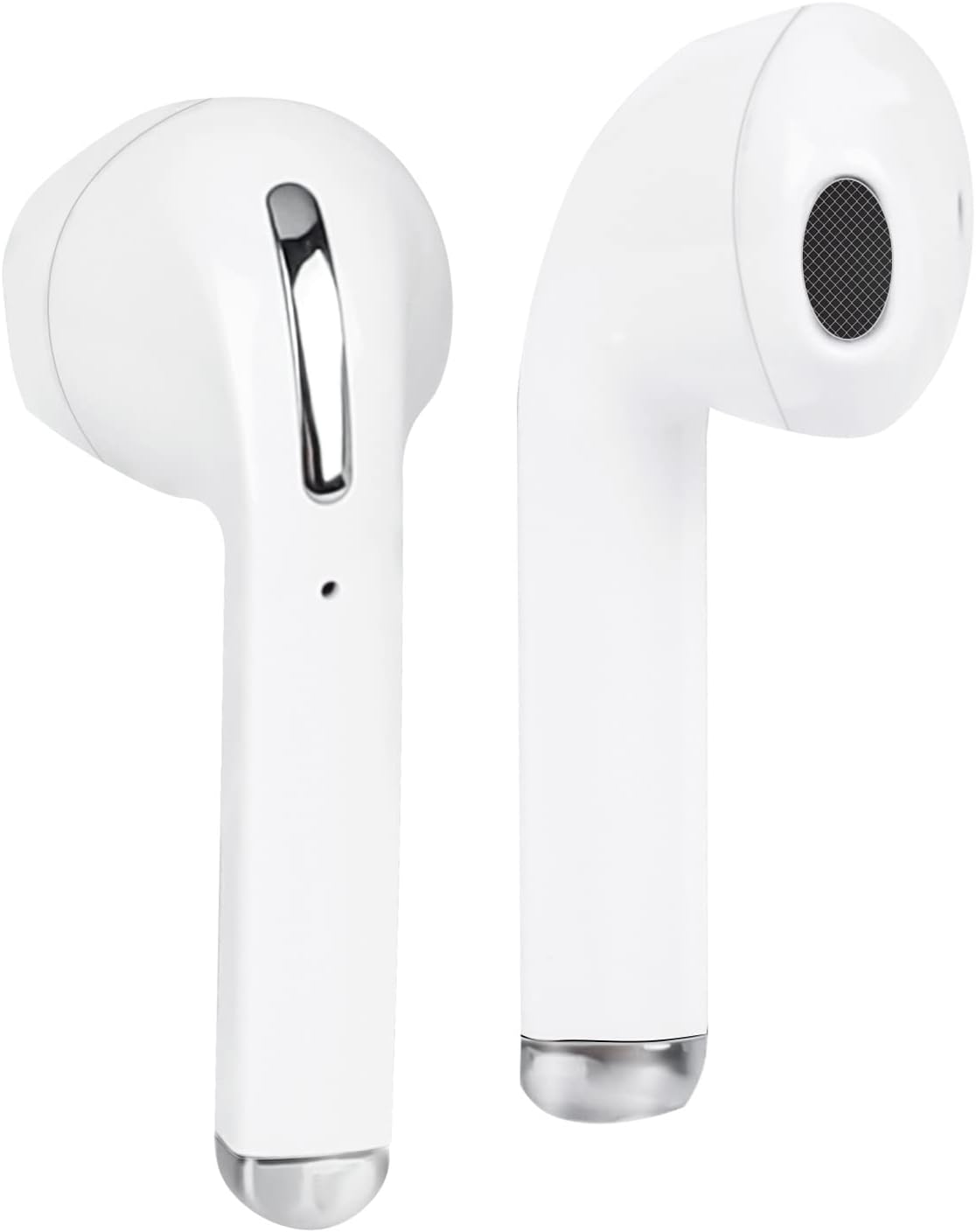 GOALSEN J-Series J05 HiFi Stereo Bluetooth Earbuds – Built-in 3 Sound Modes Touch Control Switch, HD Calls, Automatic Connection Dual Bluetooth 5.1 Wireless Headphones Each Independent Use - White Pack of 2