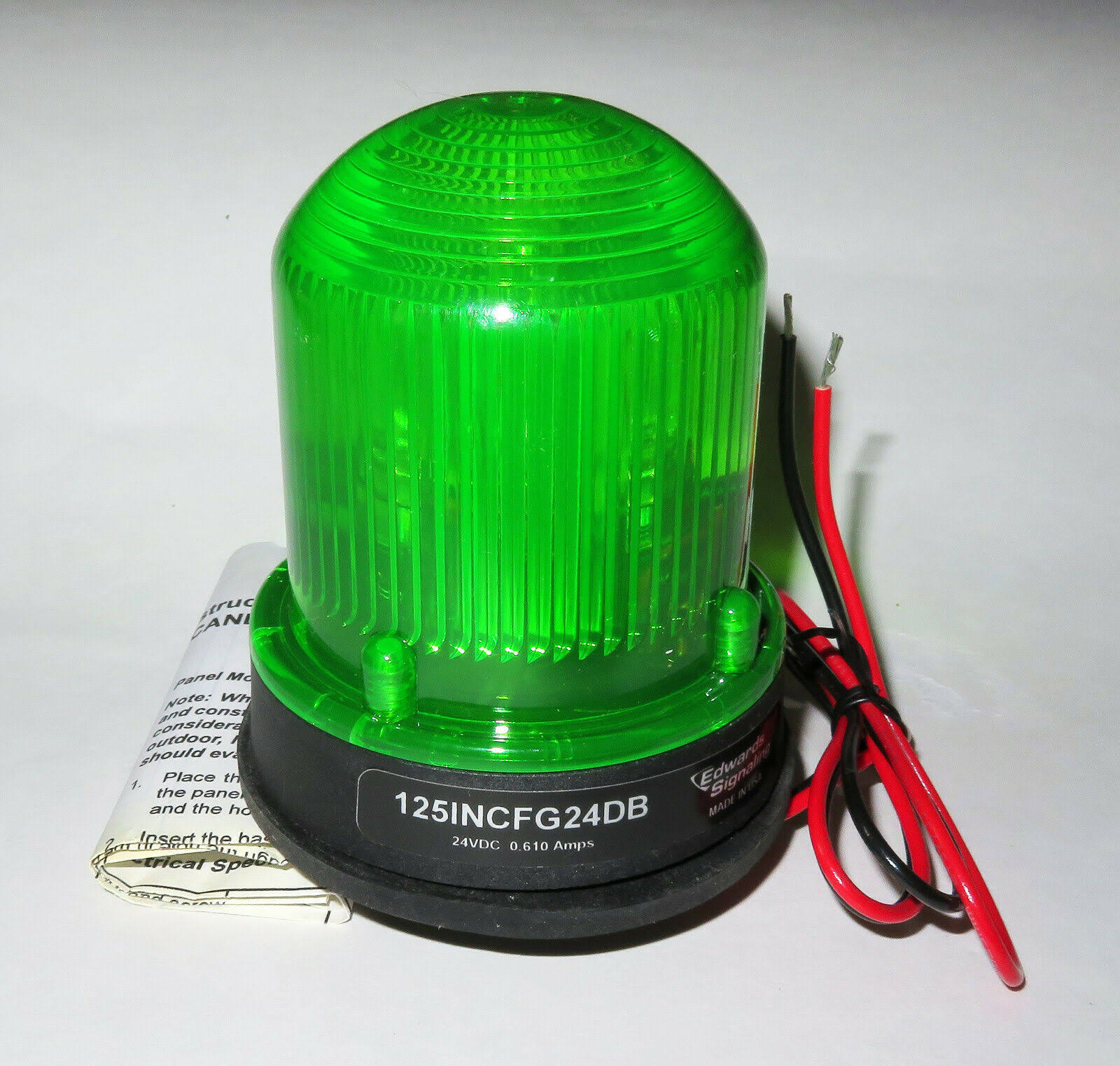 Edwards 125Incfg24Db 24V Incandescent Beacon
