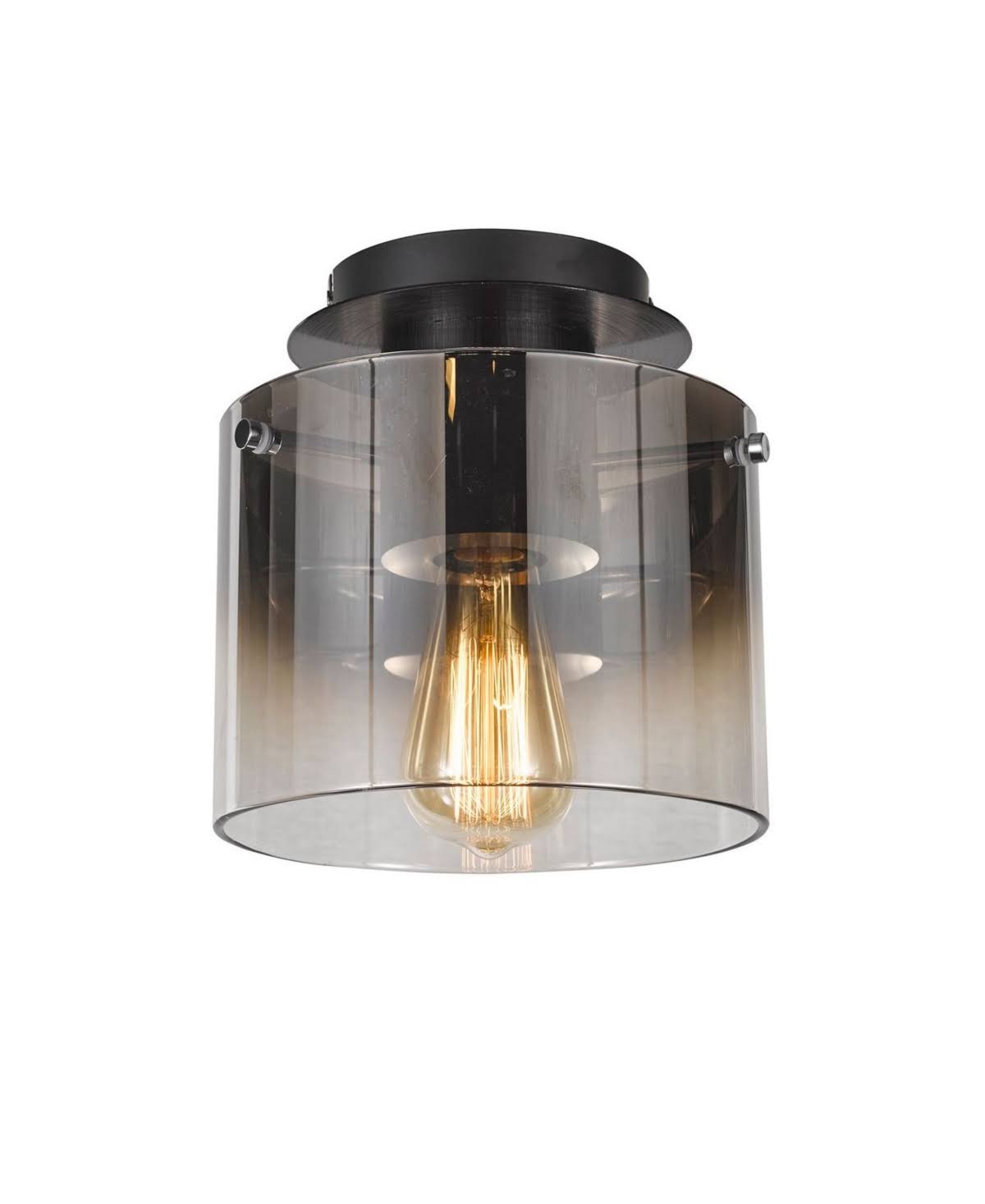 Artcraft Lighting AC11525SM Henley - 1 Light Flush Mount Satin Black