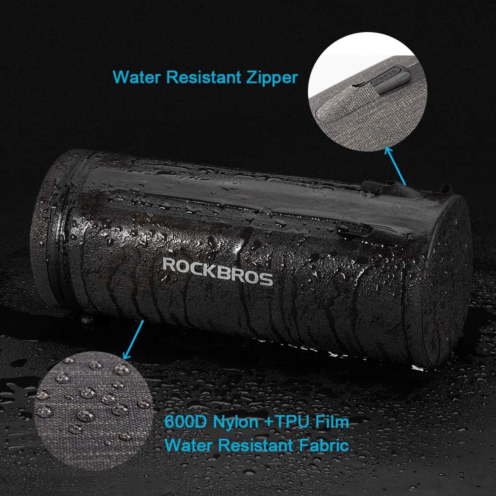 ROCKBROS Bike Handlebar Bag Bike Bag Front Frame Storage Bag Commuter Shoulder Bag Waterproof Large-Capacity Front Pack for Road Bike, MTB Mountain Bike