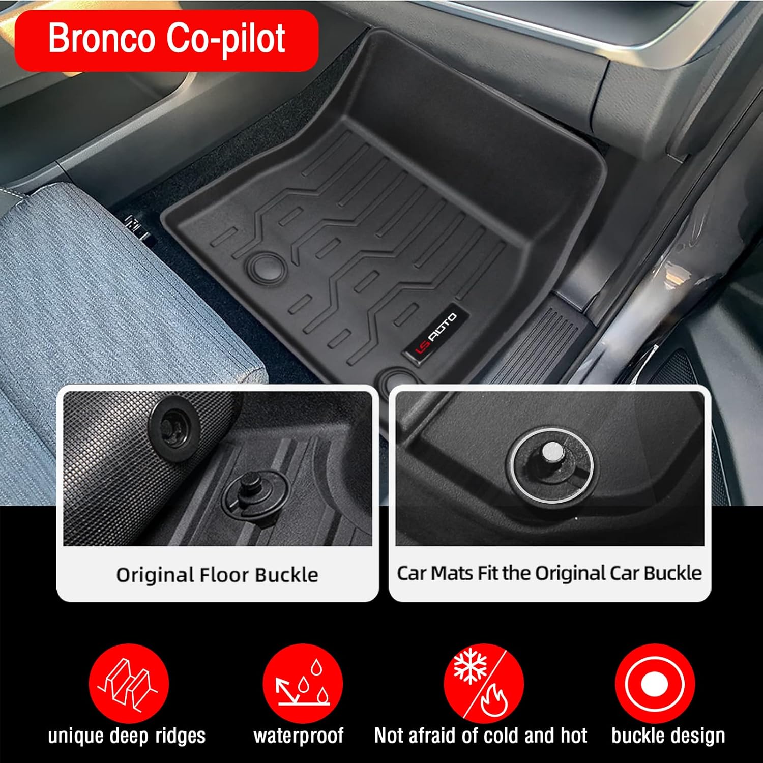 Floor Mats for Nissan Rogue 2021,2022.3D Design All Weather Floor Liners with 100% TPV Material .Include 1st and 2nd Row Front & Rear Black Car Liners.