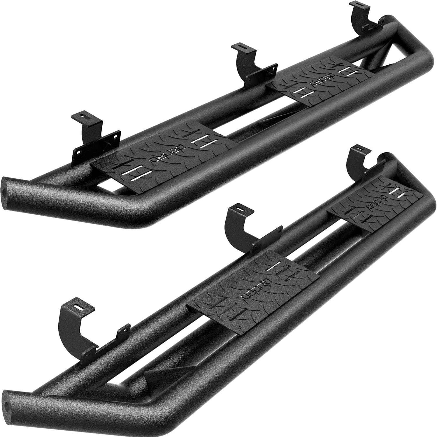 OEDRO Running Boards Compatible with 2018-2022 Jeep Wrangler JL & Unlimited 4 Door, Textured Black, Side Step Rails Nerf Bars