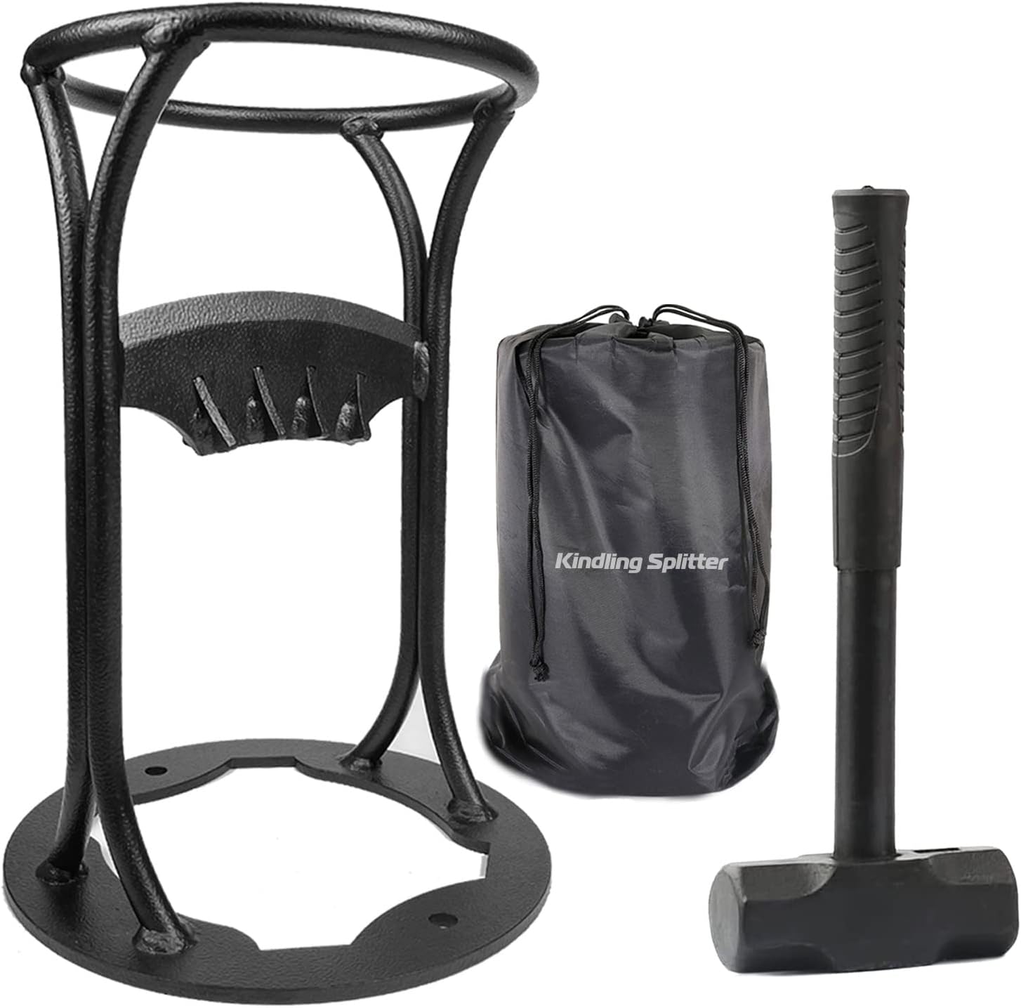 VAVFLY Kindling Cracker Wood Splitter Manual Log Splitter, Firewood Kindling Splitter Cracker, Hand Sturdy Firewood Cutter Safe & Easy Way Log Kindling Splitter for Home Campsite Outdoors