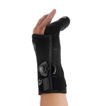 Hand Brace Exos Boxer&s Fracture Brace Thermoformable Polymer Right Hand Black Medium QTY 1