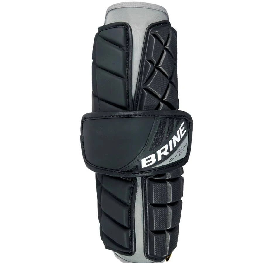 Brine Clutch Elite Lacrosse Arm Guard, White, Large