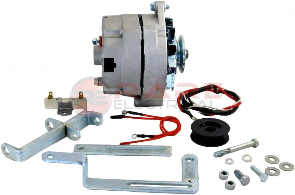 Rareelectrical NEW GENERATOR ALTERNATOR CONVERSION KIT COMPATIBLE WITH FORD LATE MODEL 8N TRACTORS AKT0004