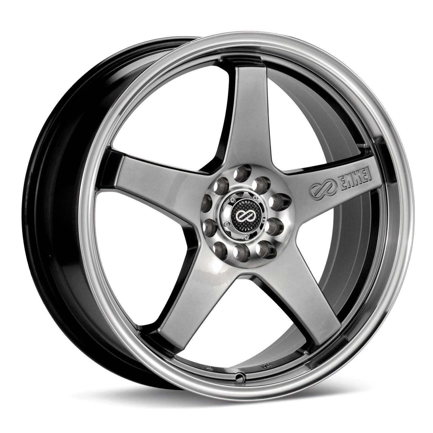 Enkei EV5 17x7 +45mm 5x100/114.3 72.6 - Hyper Black (446-770-0245HB)