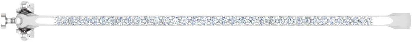 1/2 Carat Diamond Bangle Bracelet in 14K Gold (SI1-SI2 Clarity)