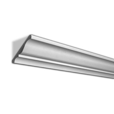 WM 45 3-3/4 in. x 3-3/4 in. x 96 in. Plain Recycled Polystyrene Crown MOULDING Pro Pack 32 LF (4-Pack)