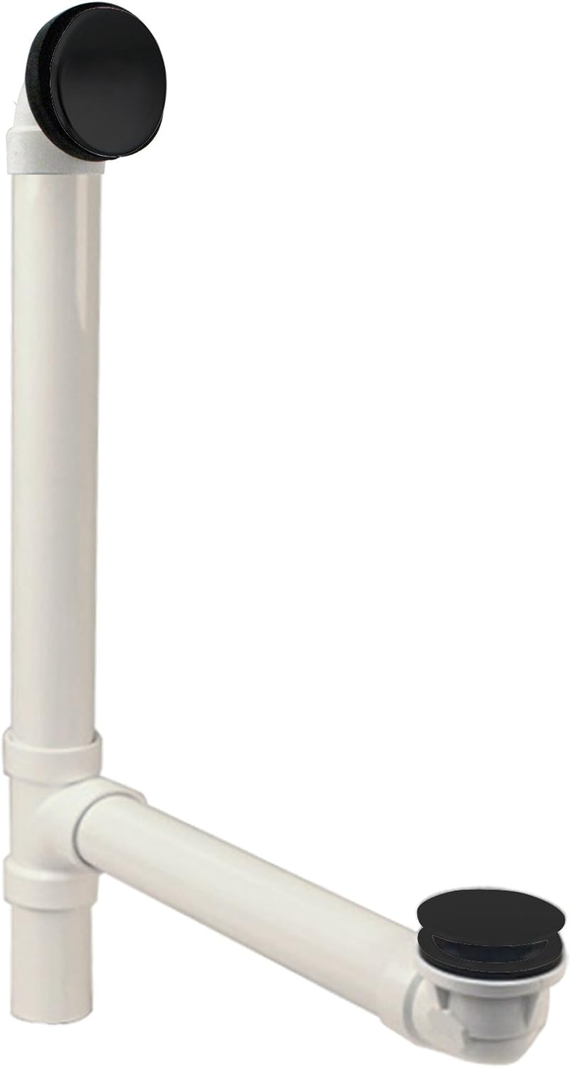 Westbrass 493244H-62 493244H Bath Drain Kit, 1-Pack, Matte Black Pack of 2