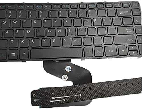 GAOCHENG Laptop US NO Backlit Keyboard for Getac S410 United States US with Black Frame