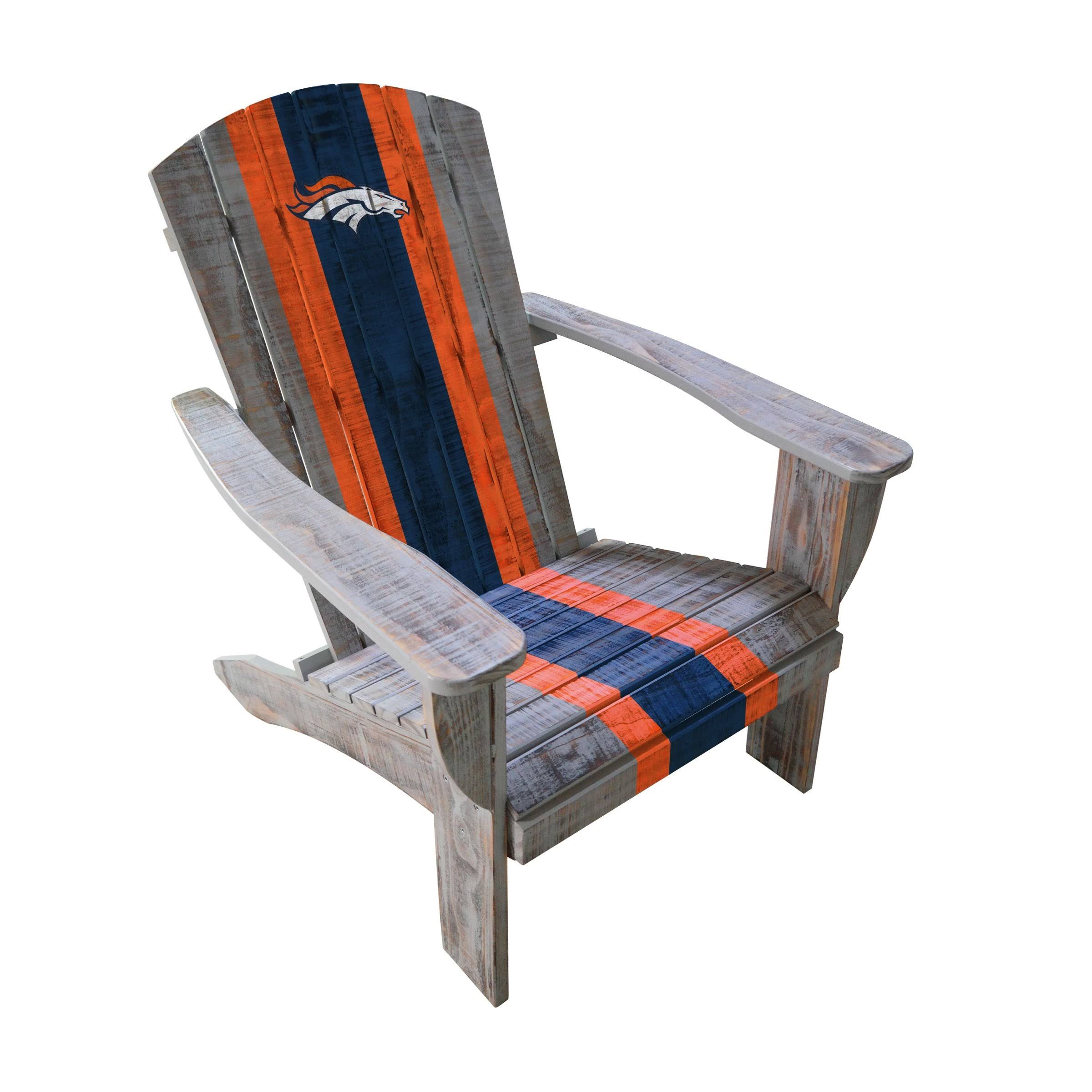 NFL Denver Broncos Wooden Adirondack Chair