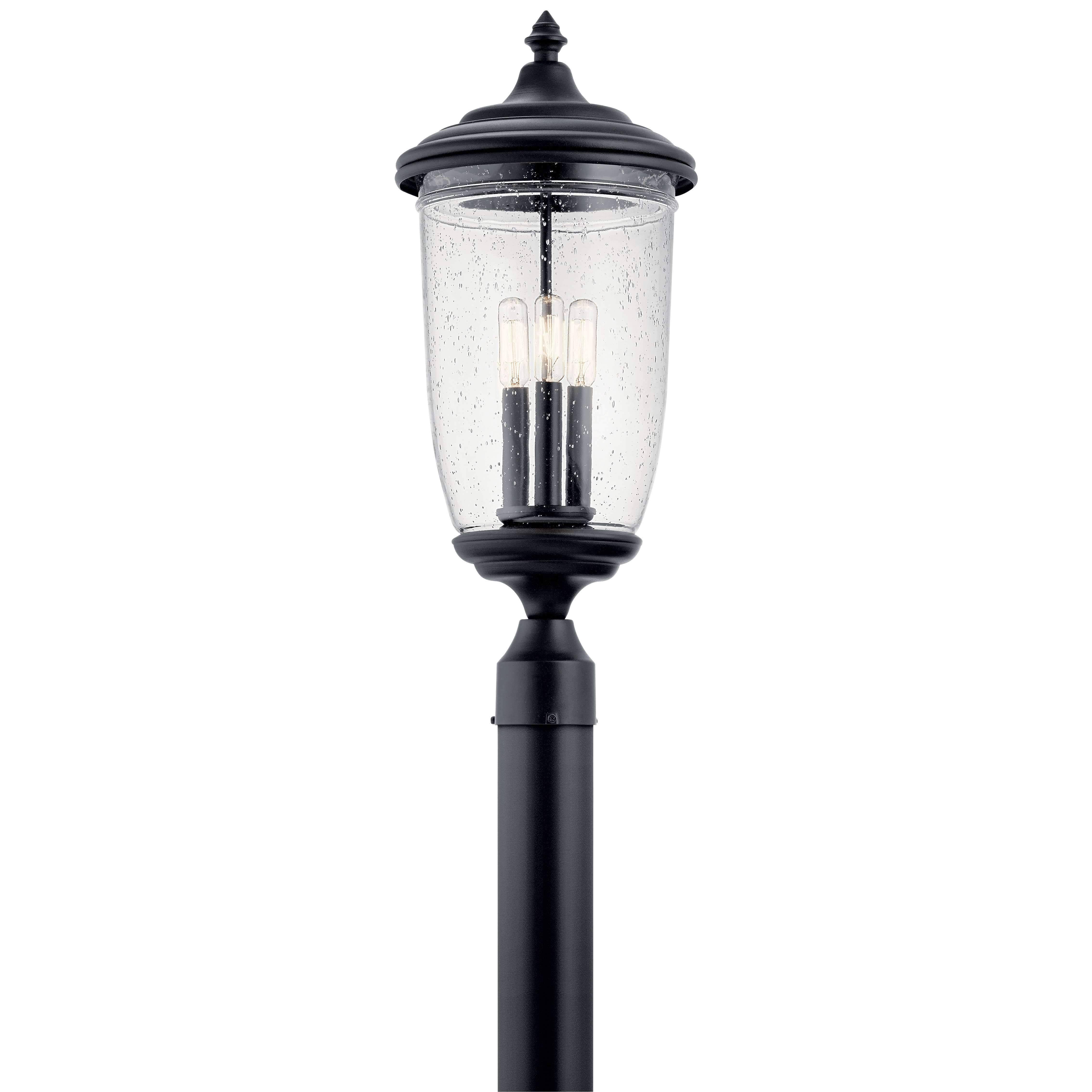 Kichler Lighting 49823BKT Yorke Outdoor Post Light, Textured Black