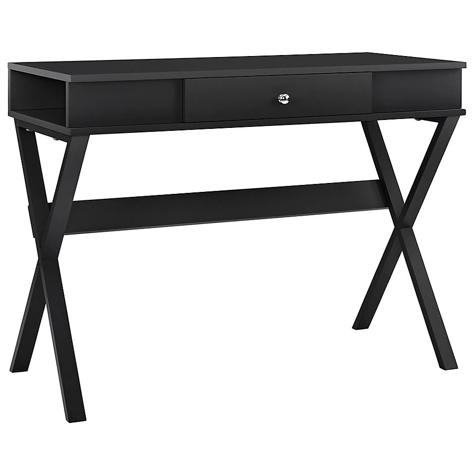Ameriwood Home Carlisle 38.98-in Black Writing Desk | DE47151