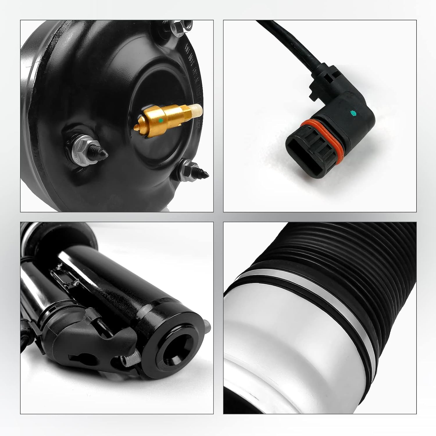 VIGOR Front Air Strut Absorber, Compatible with Mercedes-Benz S-Class W220 S280 S320 S350 S400 S430 S500 S600 S55 S65 AMG Air Suspension Shock, OEM Replace Part Number 2203202438, 2203205113