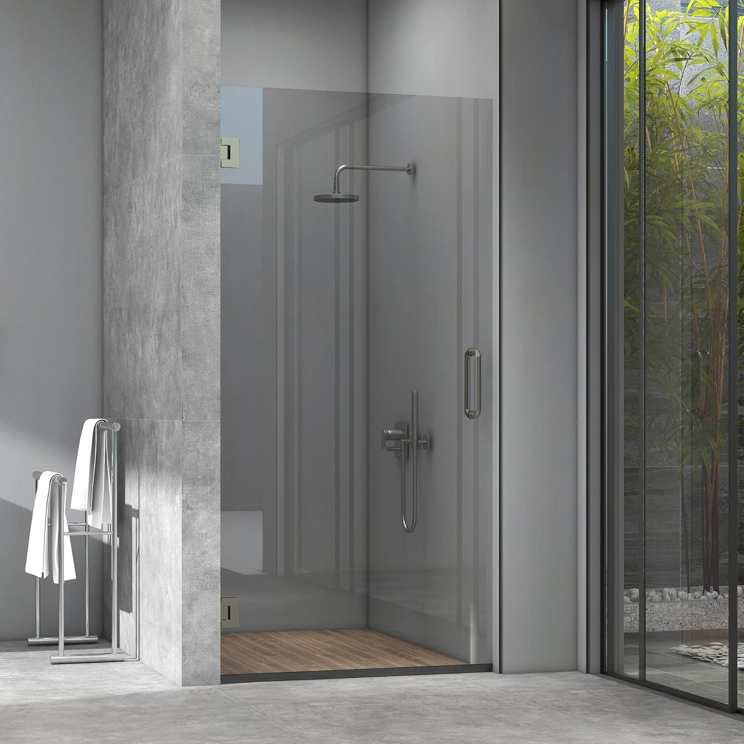 Single Swing Glass Shower Door Ravello Series 30