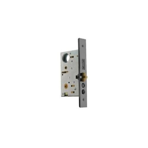 Baldwin 6021055LLS 2.75 in. Mortise Lock Left Hand Lever Strength Egress Entrance Handle Backset Polished Nickel Lifetime Finish