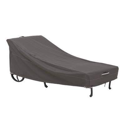 Classic Accessories Ravenna Chaise Lounge Cover L, Cover Type Chaise, Primary Color Brown, Primary Material Polyester, Model#55-