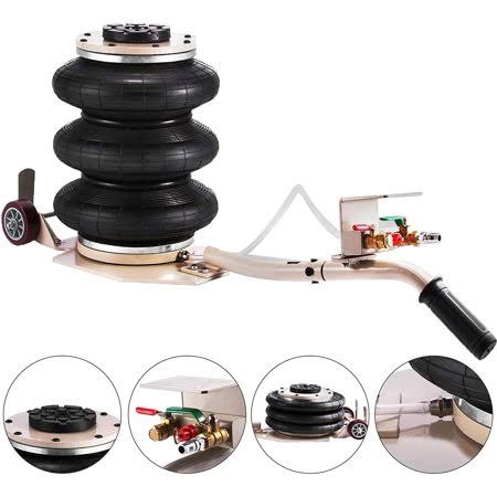 VEVOR Pneumatic Jack 3 Ton Triple Bag Air Jack Lifting Height 16 inch Pneumatic Air Jack
