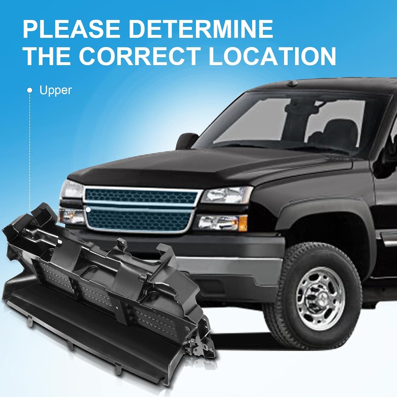 A-Premium Front Upper Active Grille Shutter with Motor Compatible with Honda CR-V 2017 2018 2019