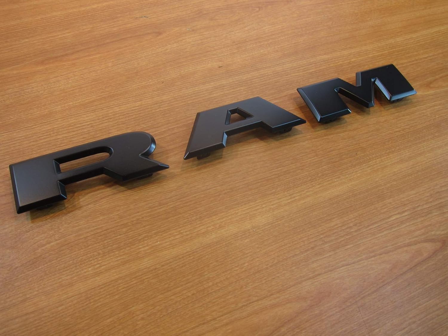 2019-2020 Ram 2500 3500 4500/5500 Black Front Grille RAM Nameplate New Mopar OEM Pack of 2