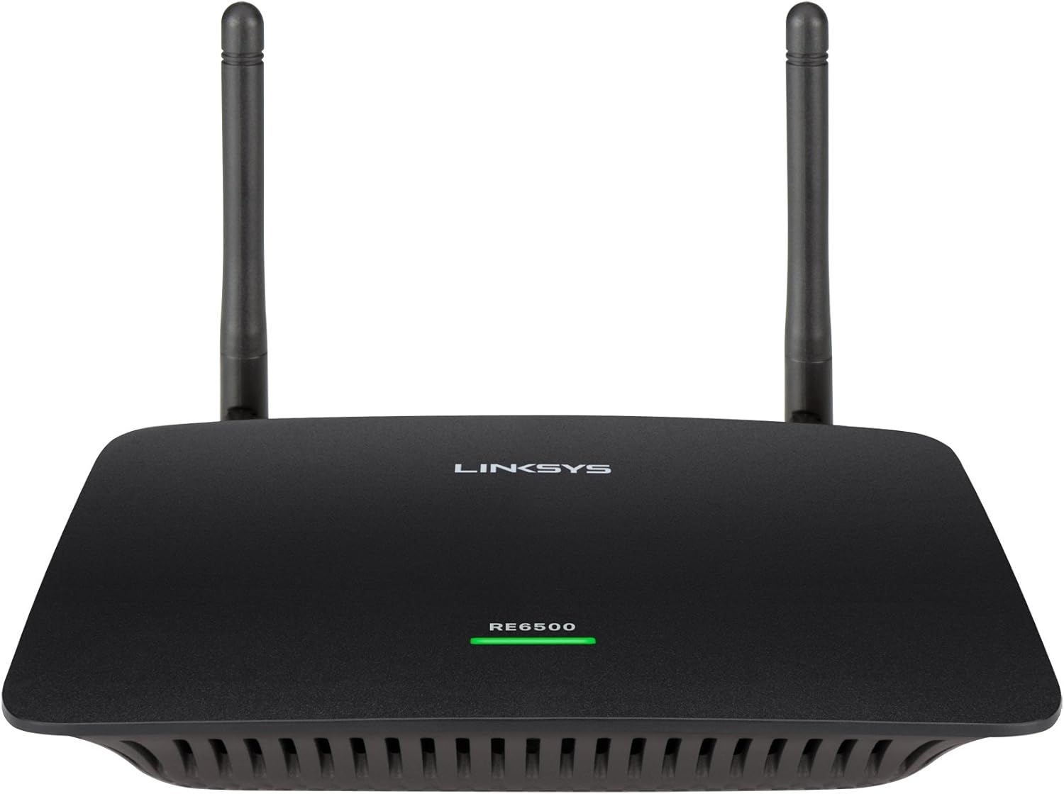 Linksys RE6500: AC1200, Dual-Band Wi-Fi Extender, Wireless Range Booster, 4 Gigabit Ethernet Ports, Uninterrupted Streaming and Gaming (Black) Pack of 2