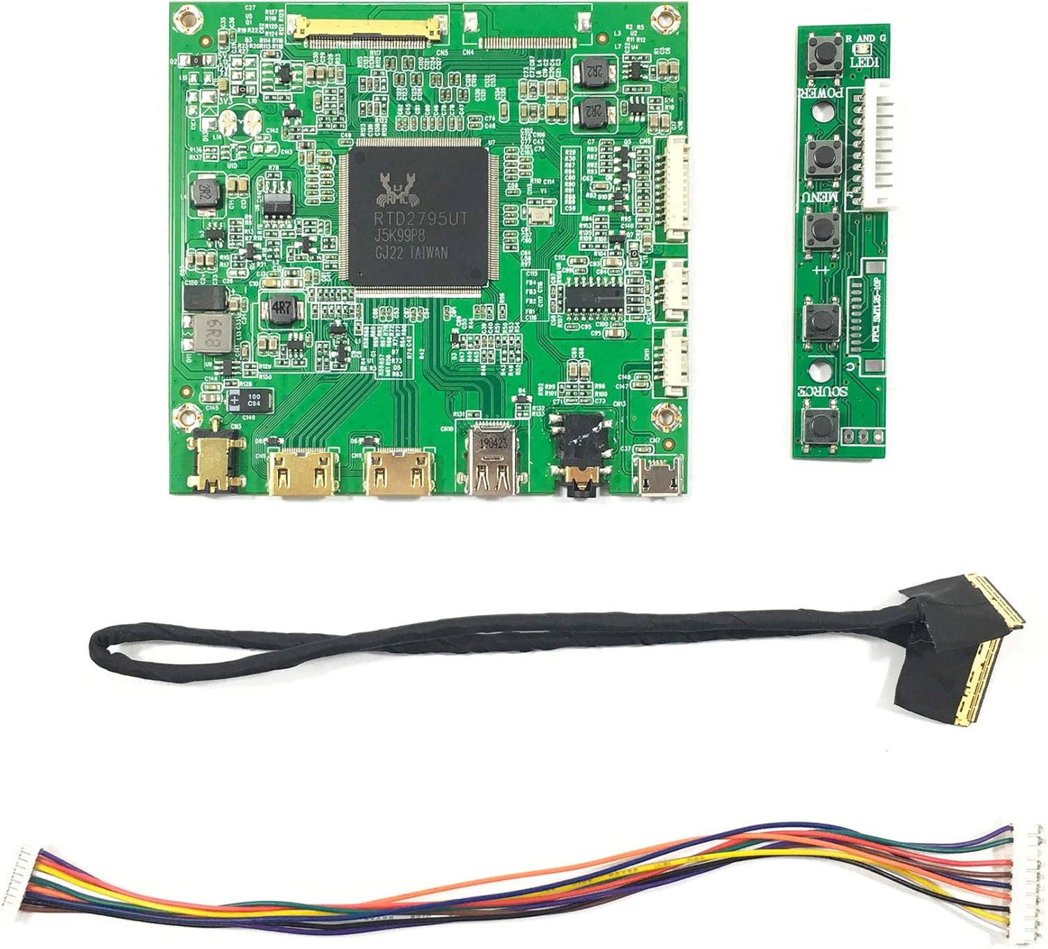 VSDISPLAY HD-MI Mini+DP LCD Controller Work for 17.3inch 3840x2160 17.3