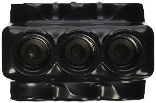 NSI IPLD750-3 Polaris Multi Cable Connector BLOCK; 750-250 MCM, 3 Ports, 600 Volt, Plastisol, Black