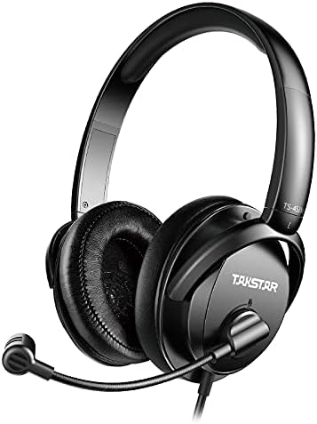 Takstar TS-451M USB Headset for Gaming,Teachers Students,Languaage Exams/Exercises,Running Pack of 2