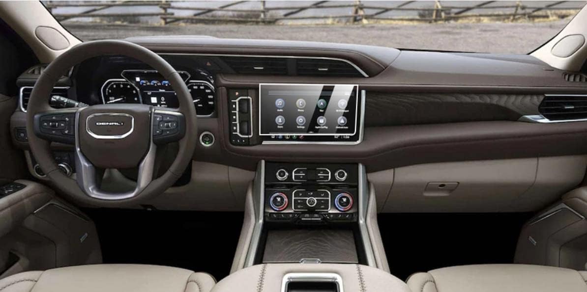 Screen Protector Compatible with 2022 Yukon Denali Touchscreen,9H Hardess Shock Resistant,2022 GMC Yukon Denali Pack of 2