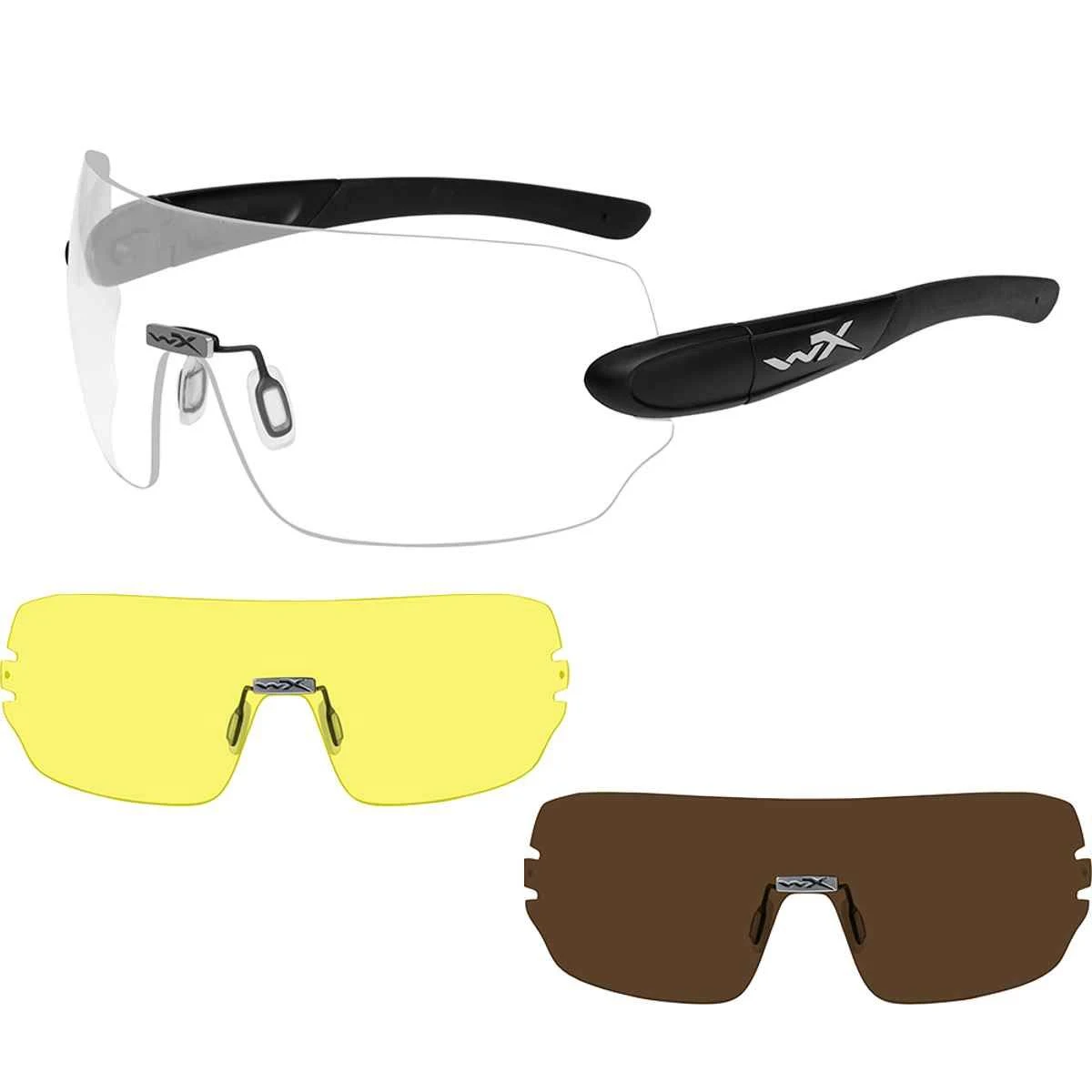 Wiley x Detection Clear/Yellow /Copper Lens Matte Black Frame