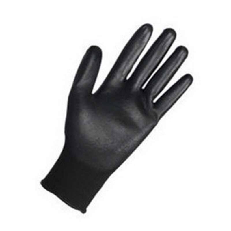 G40 Polyurethane Coated Gloves, 220 mm Length, Small, Black, 60 Pairs
