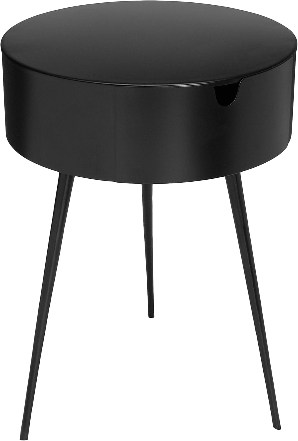 Meridian Furniture Bali Collection Modern | Contemporary Durable Metal Side Table/Nightstand, 16