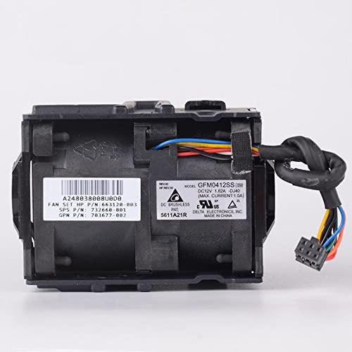 for GFM0412SS Fan 654752-001 667882-001 G8 Server Fan Pack of 2