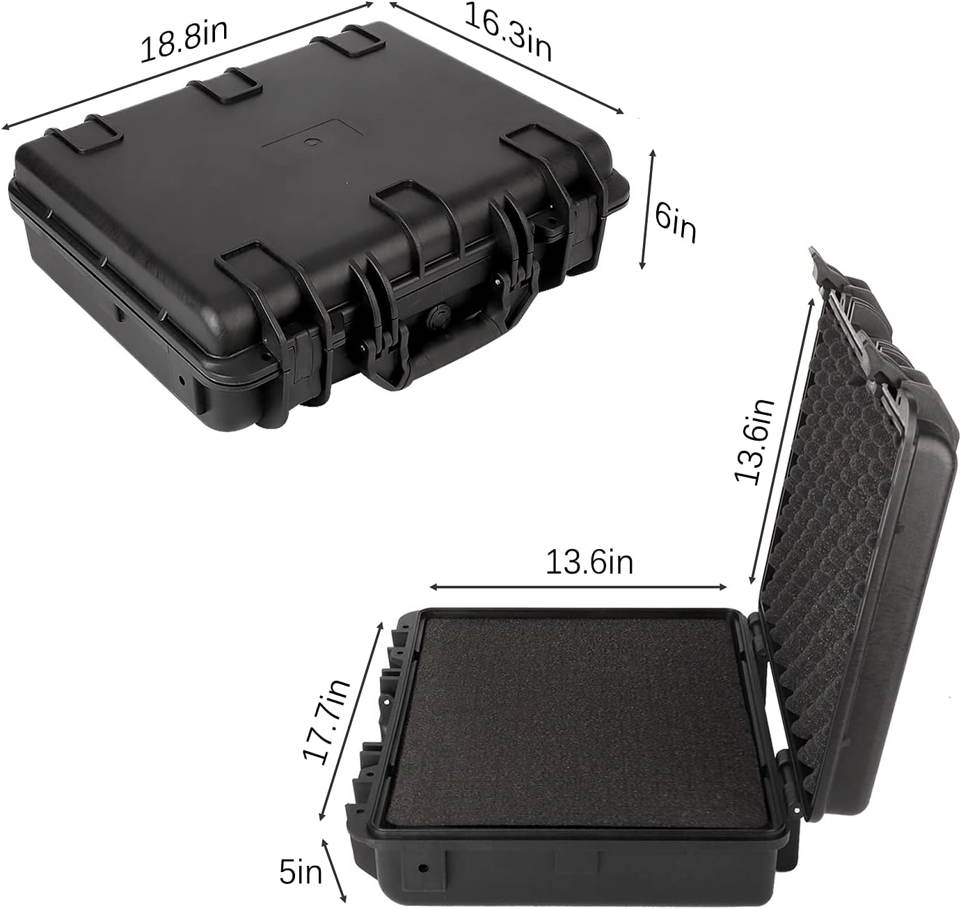 Bimiti Waterproof Protective Hard Case, 19